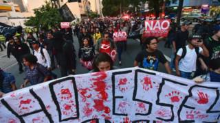 protesto Copa | AFP