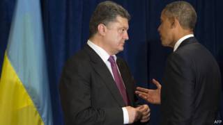 Порошенко и Обама