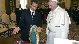 Presidente de México y papa Francisco