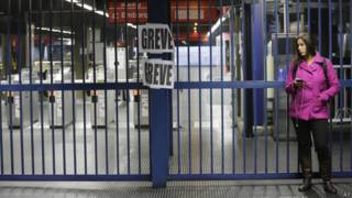 Greve no metrô de São Paulo (AP)