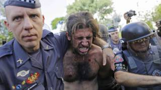 Protestas en Brasil