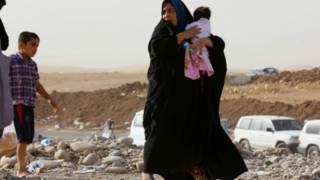 Refugiados no Iraque | Crédito: AP