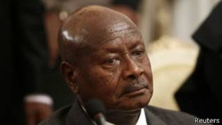 Presidente de Uganda Yoweri Museveni