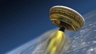 Desenho da espaçonave da Nasa (foto: AFP)
