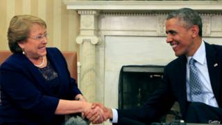 Michelle Obama y Barack Obama