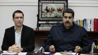Jorge Arreaza y Nicolás Maduro, Venezuela