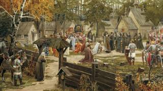 "Троице-Сергиева лавра" (акварель Эрнеста Лисснера, 1907 г.)