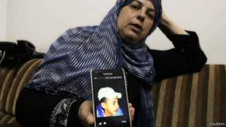 سها أبو خضير والدة الشاب الفلسطيني القتيل محمد أبو خضير