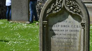 सिख महाराजा दलीप सिंह की कब्र