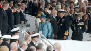 Queen Elizabeth Ship launched