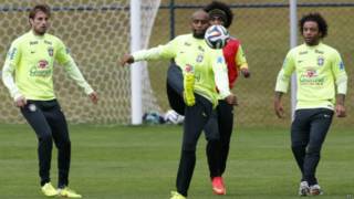 Entrenamiento Brasil