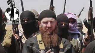 Умар аш-Шишани и группа боевиков ИГИЛ