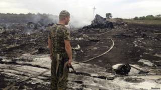 Под Донецком упал самолет