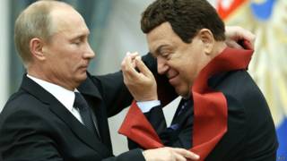 Владимир Путин и Иосиф Кобзон