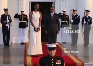 Kagame n'umukobwa we muri White House