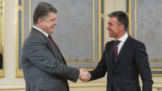 Petro Poroshenko, Anders Fogh Rasmussen
