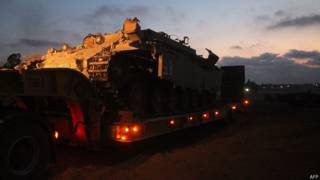 Tanque israelí