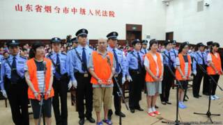 招遠邪教「全能神」成員故意殺人案星期四(8月21日)在煙台市中級法院公開開庭審理