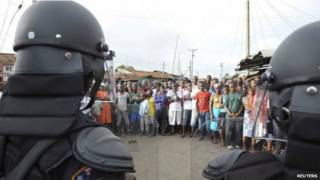 Favela na Libéria. Foto: REUTERS