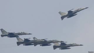 台灣空軍參加軍事演習