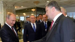 Putin y Poroshenko