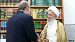لاریجانی - مکارم شیرازی