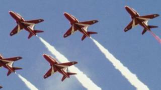 One of British Red Arrows display team.