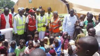 Wasu masu gudun hijira saboda rikicin Boko Haram