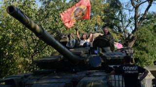 Сепаратисты на танке
