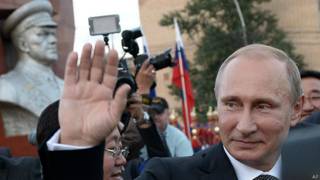 Президент РФ Владимир Путин в Улан-Баторе