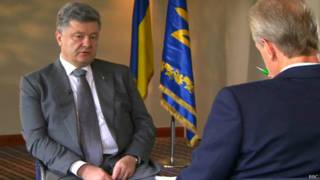 Президент України Петро Порошенко дав інтерв'ю телепрограмі ВВС HARDTalk.
