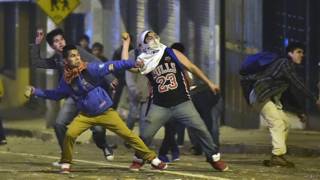 Enfrentamientos en Ecuador