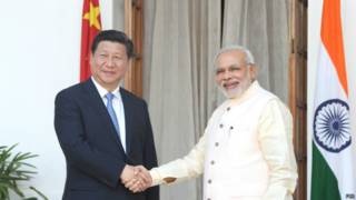 शी जिनपिंग, नरेंद्र मोदी