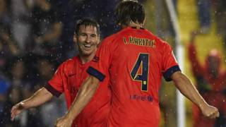 Messi y Rakitic