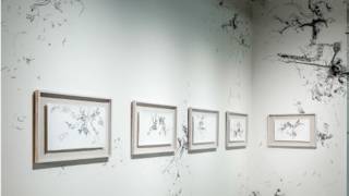 王郁媜的作品在台北雙年展上展出