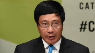 越南副总理兼外长范平明(23/09/2014)