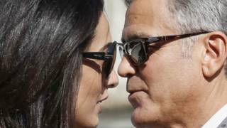 Clooney y Alamuddin