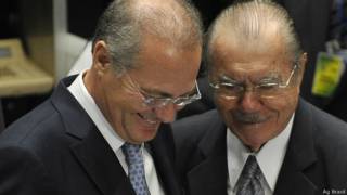 Renan Calheiros e José Sarney / Crédito: Agência Brasil