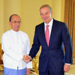Tony Blair, U Thein Sein