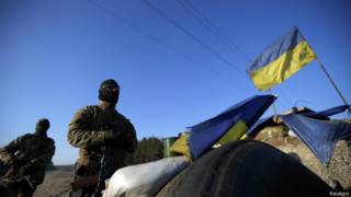 Блокпост украинских войск