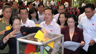Bỏ phiếu tín nhiệm ở Quốc hội VN