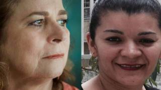 Hildegard Angel (esq.) e Solange Alves Leite (Arquivo Pessoal)