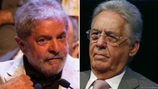 Fernando Henrique Cardoso e Lula (AFP e Reuters)