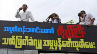 Protesters demand Independent inquiry for the death of freelance journalist