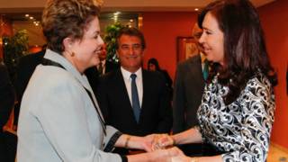 Dilma e Cristina Kirchner (Agência Brasil)