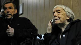 Глава движени "За права человека" Лев Пономарев и глава МХГ Людмила Алексеева