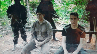 Arlan Fick y Edelio Morínigo en el video que difundió el EPP (foto: ABC Color)