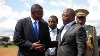 Vendredi, le président Kabila visitait la localité de Beni.