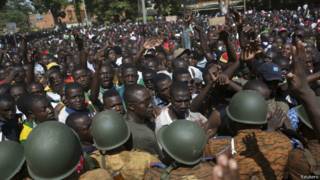 Protestos em Burkina Faso