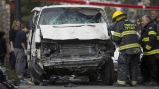 Ataque con auto en Jerusalén